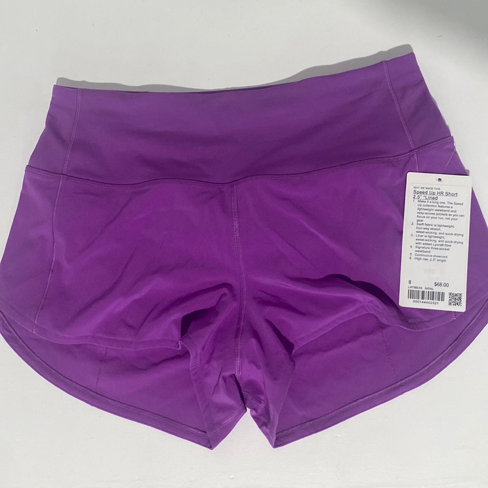 Lululemon Speed Up HR Short 2.5" Lined